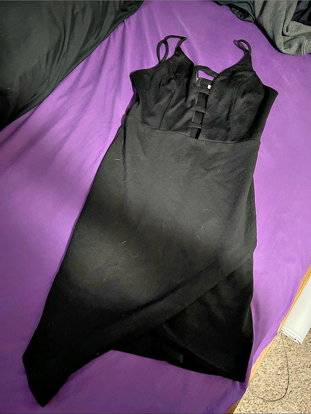 Charlotte Russe Black Mini Dress Size Small Like New